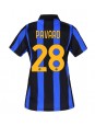 Ženski Nogometna dresi replika Inter Milan Benjamin Pavard #28 Domači 2026-27 Kratek rokav Ženski Nogometna dresi replika Inter Milan Benjamin Pavard #28 Domači 2026-27 Kratek rokav